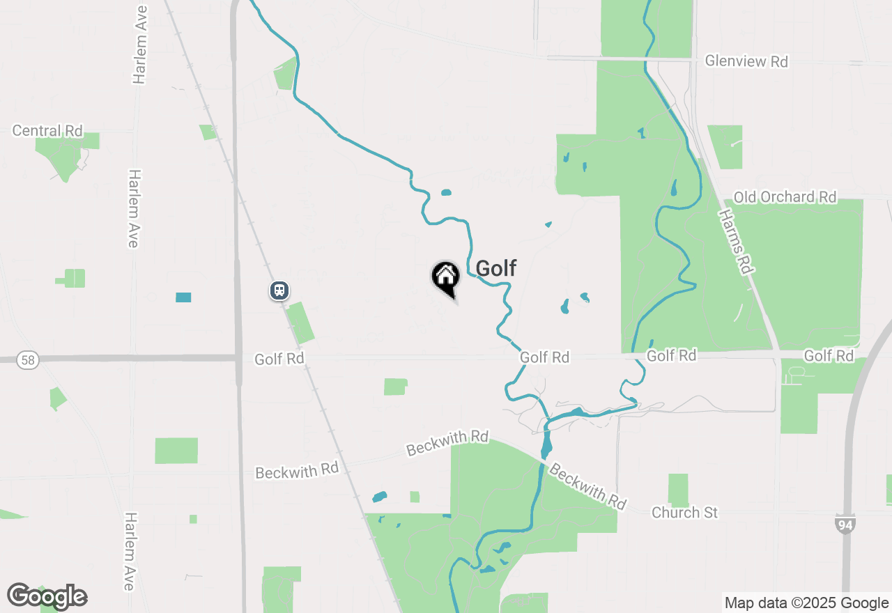 Map of 58 Overlook Drive, Golf, IL 60029