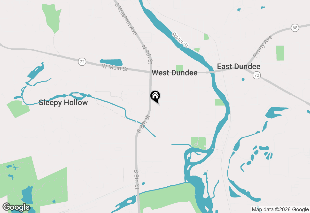 Map of 515 Eichler Drive, West Dundee, IL 60118