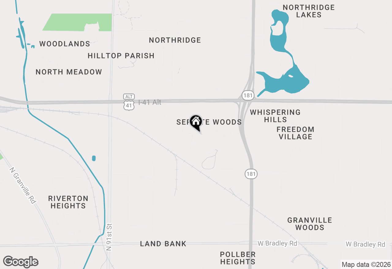 Map of 8643 N Servite Dr #115, Milwaukee, WI 53223