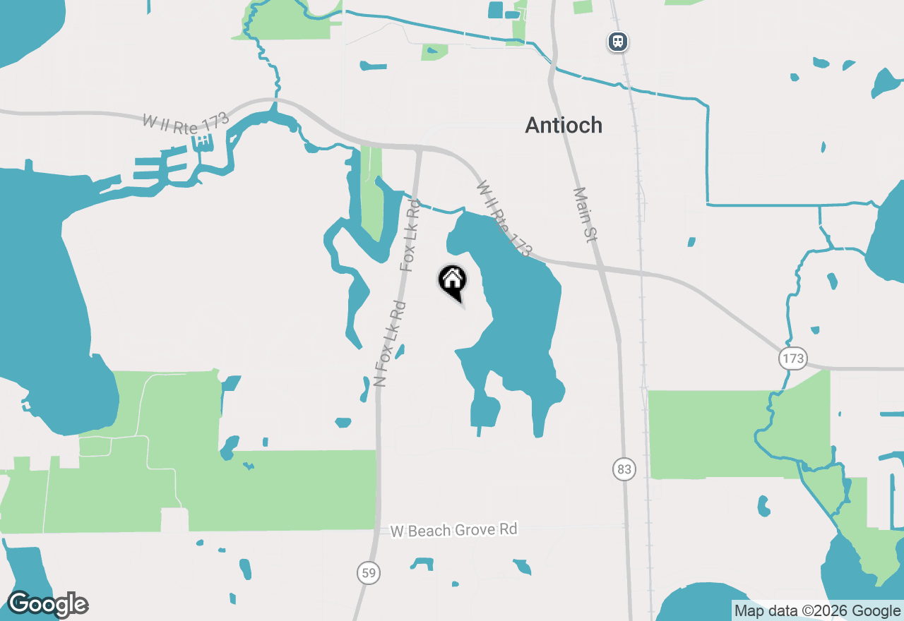 Map of 589 Edelweiss Drive, Antioch, IL 60002