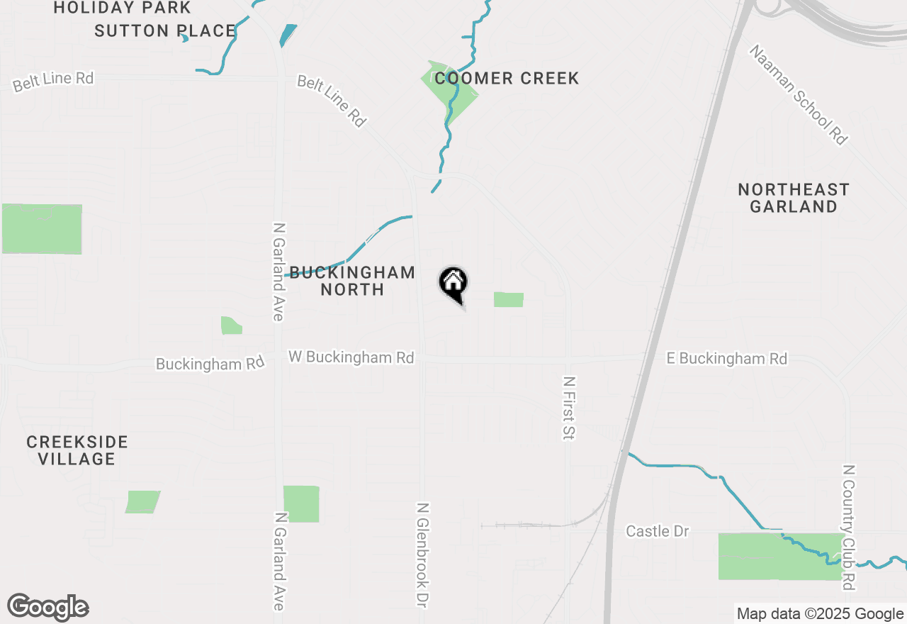 Map of 618 Worcester Lane, Garland, TX 75040