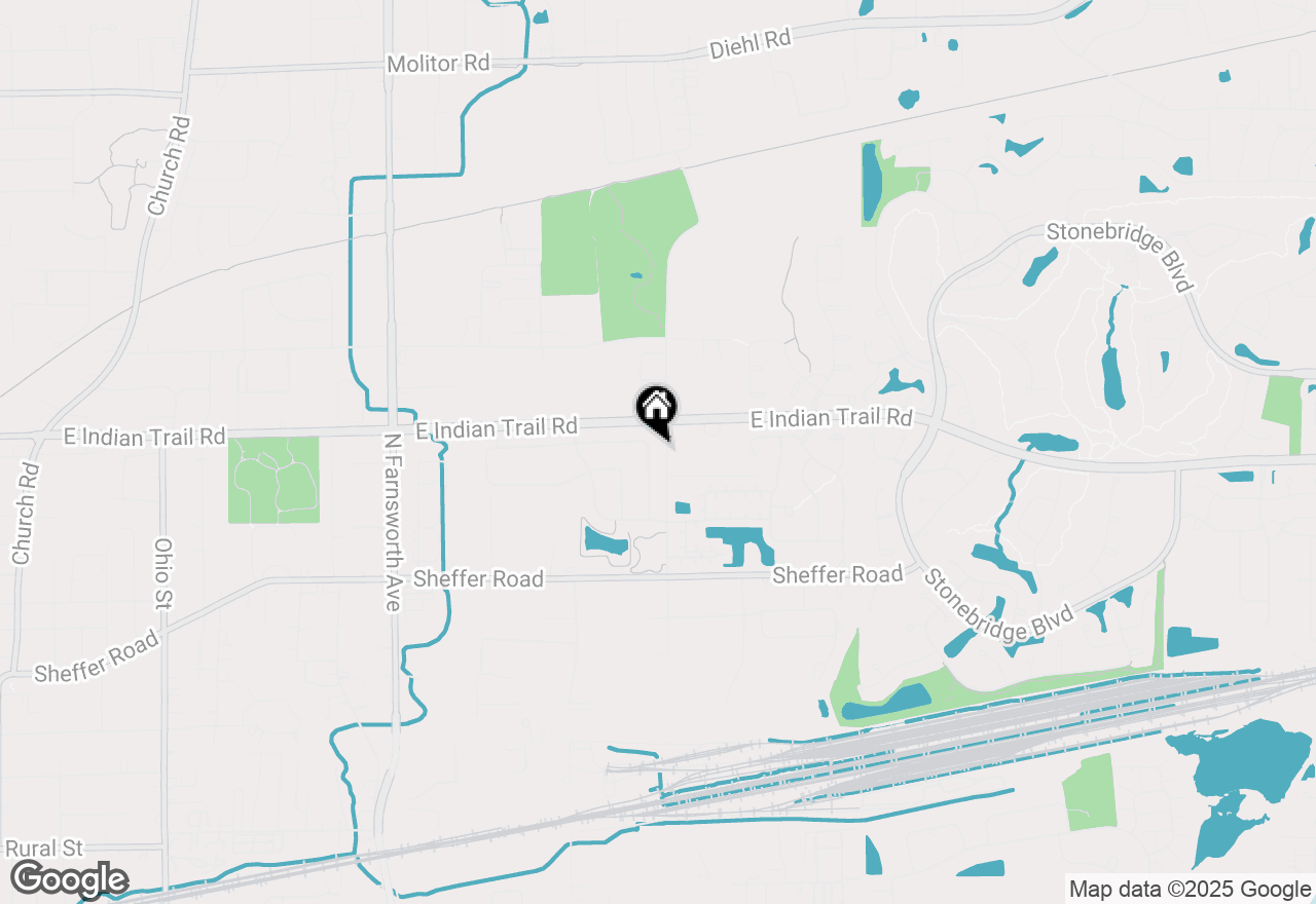 Map of 1728 Briarheath Drive, Aurora, IL 60505