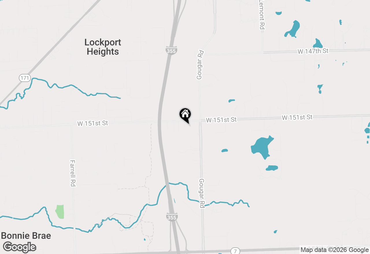 Map of 16059 W 151st Street, Lockport, IL 60491