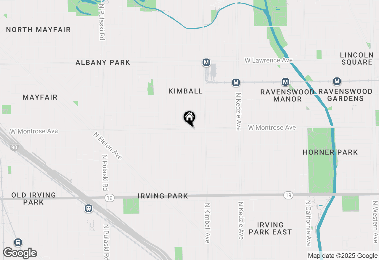 Map of 3461 W Montrose Avenue #2, Chicago, IL 60618