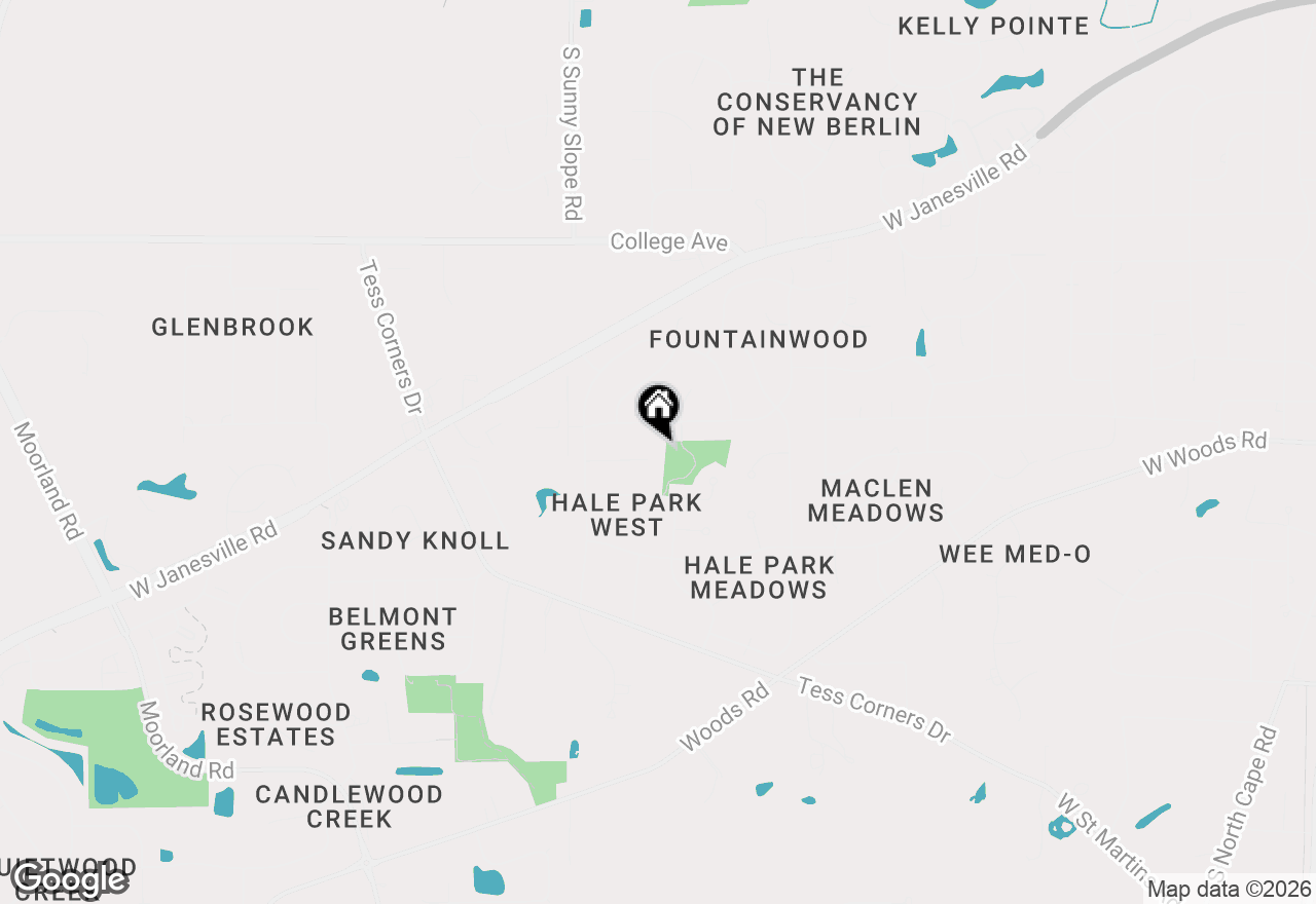 Map of S67W13720 Hardwicke Pl, Muskego, WI 53150