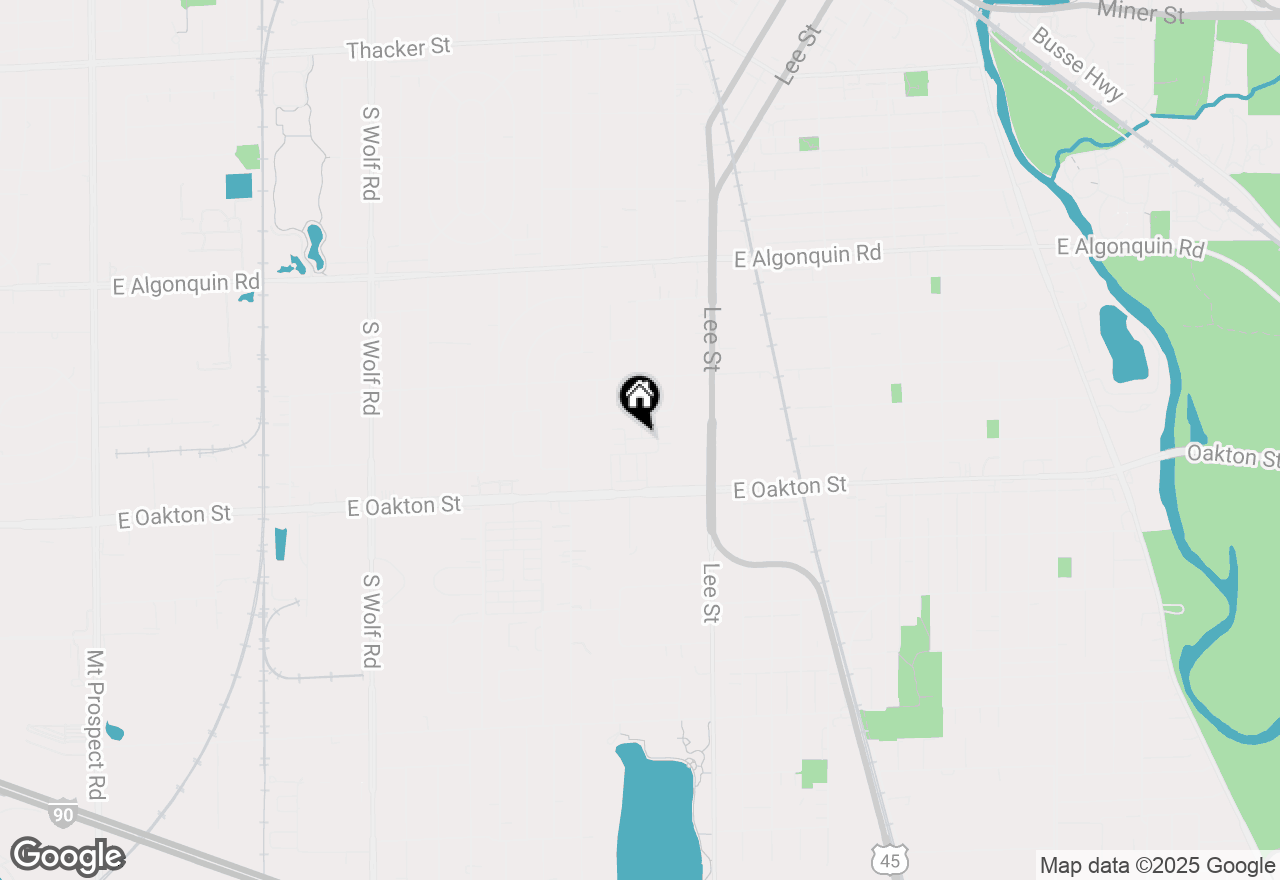 Map of 1075 Phinney Lane, Des Plaines, IL 60018