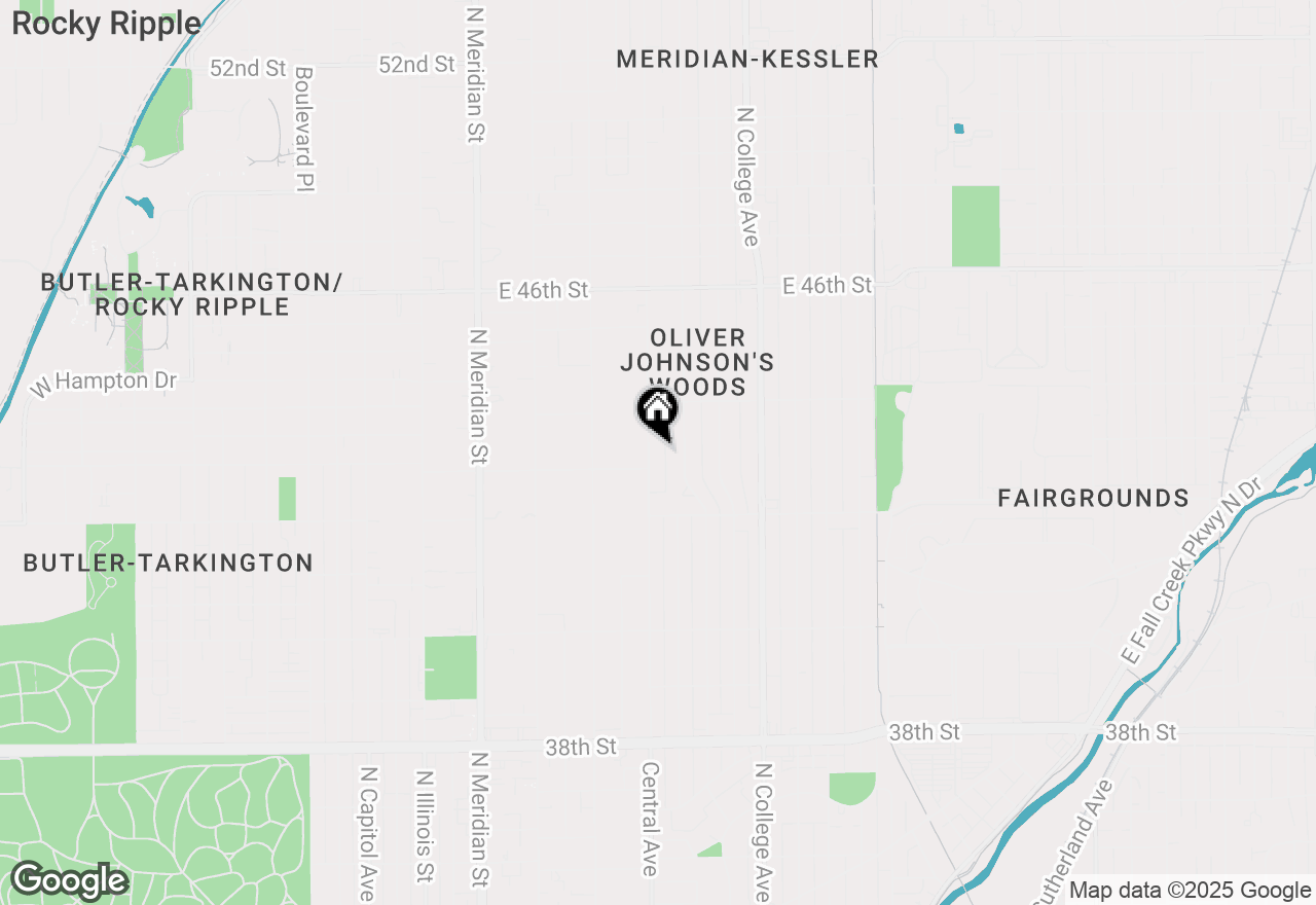 Map of 4305 Central Avenue, Indianapolis, IN 46205