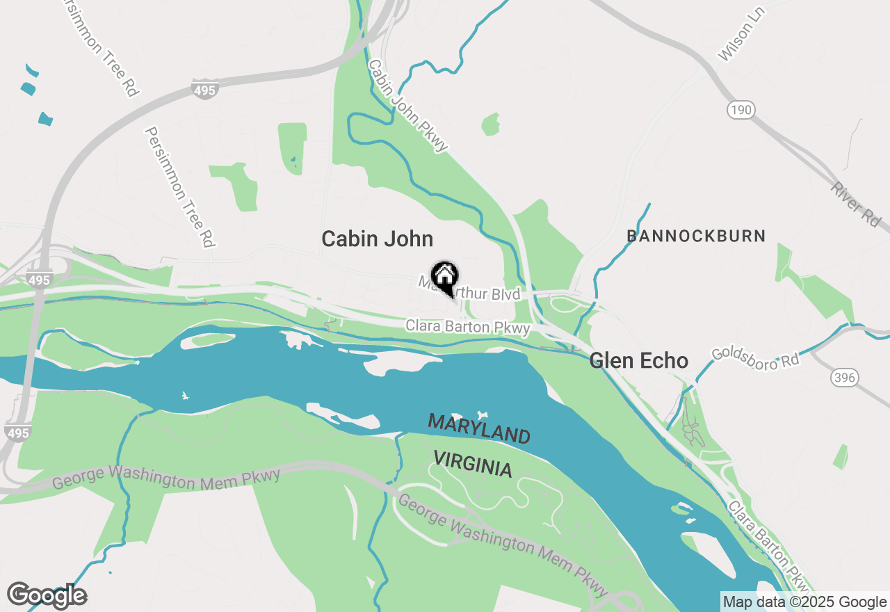 Map of 5 Webb Road, Cabin John, MD 20818