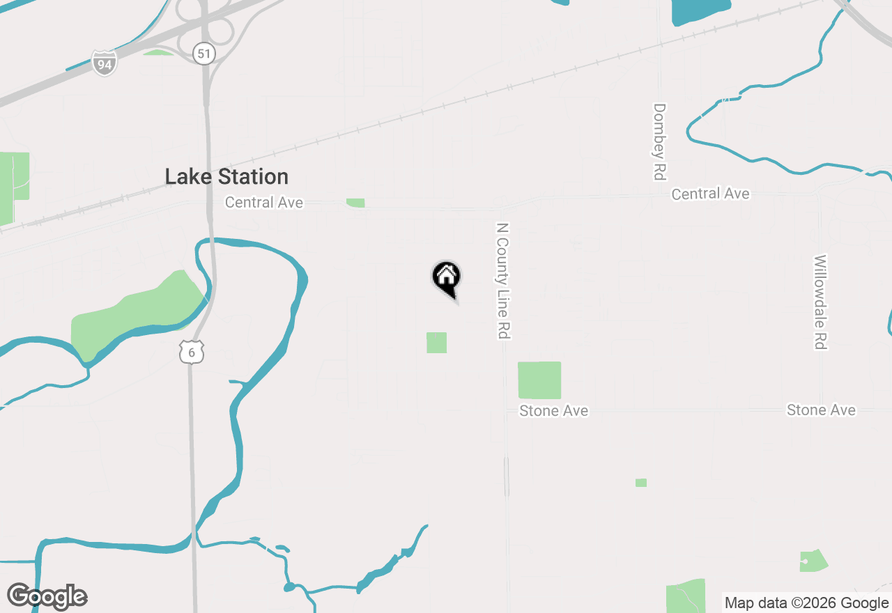 Map of 4750 E 26th Place, Lake Station, IN 46405