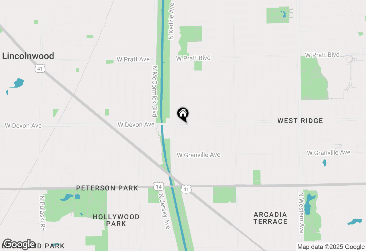 Map of 3109 W Devon Avenue, Chicago, IL 60659