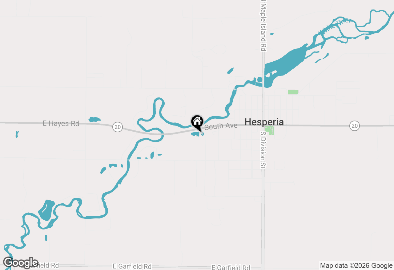 Map of V/L 4.6A E M-20, Hesperia, MI 49421