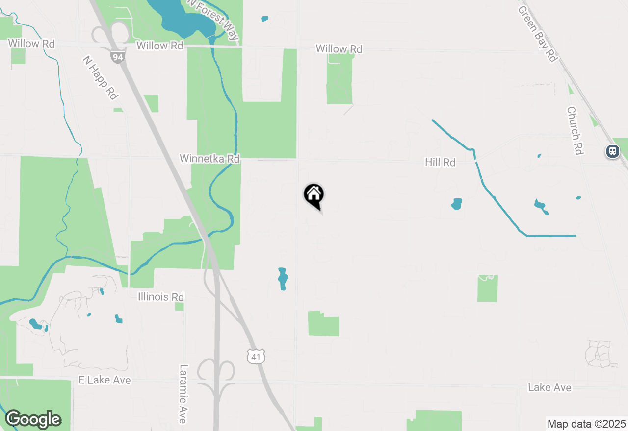 Map of 62 Woodley Road, Winnetka, IL 60093