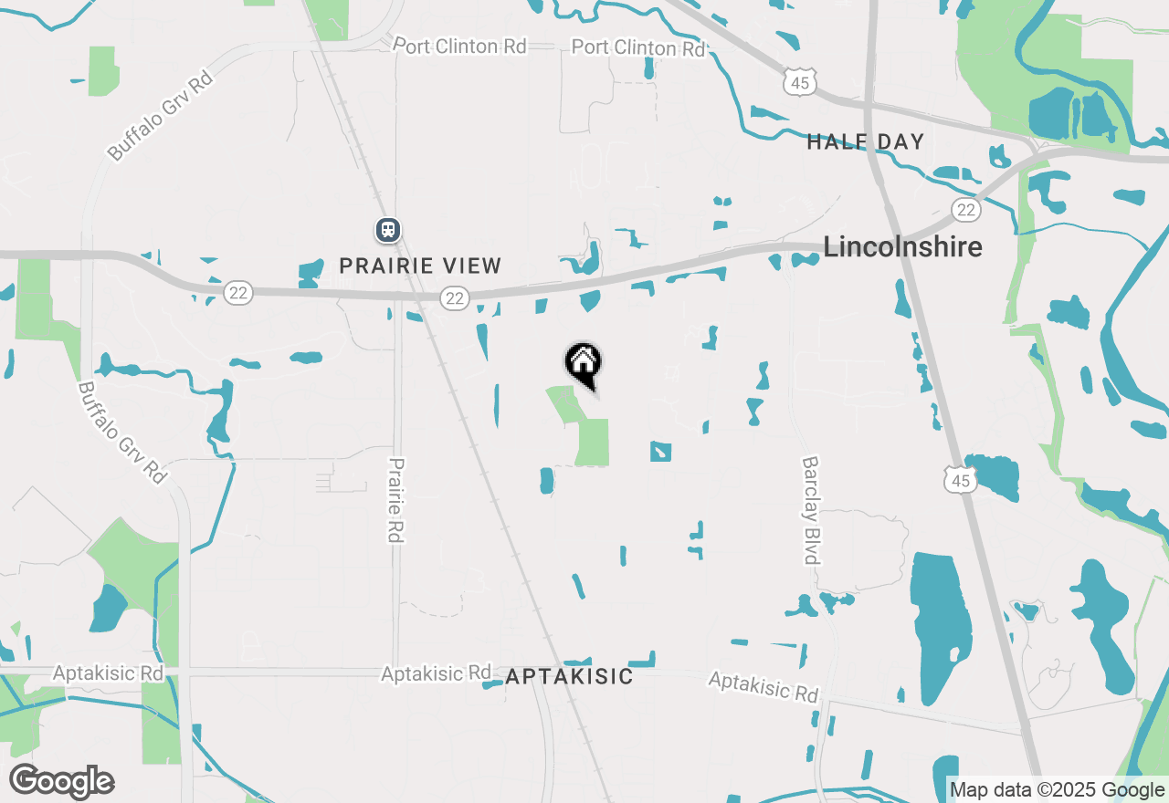 Map of 2381 Madiera Court, Buffalo Grove, IL 60089