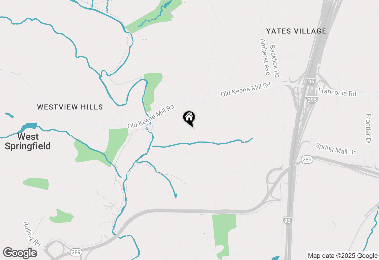 Map of 6609 Wren Drive, Springfield, VA 22150