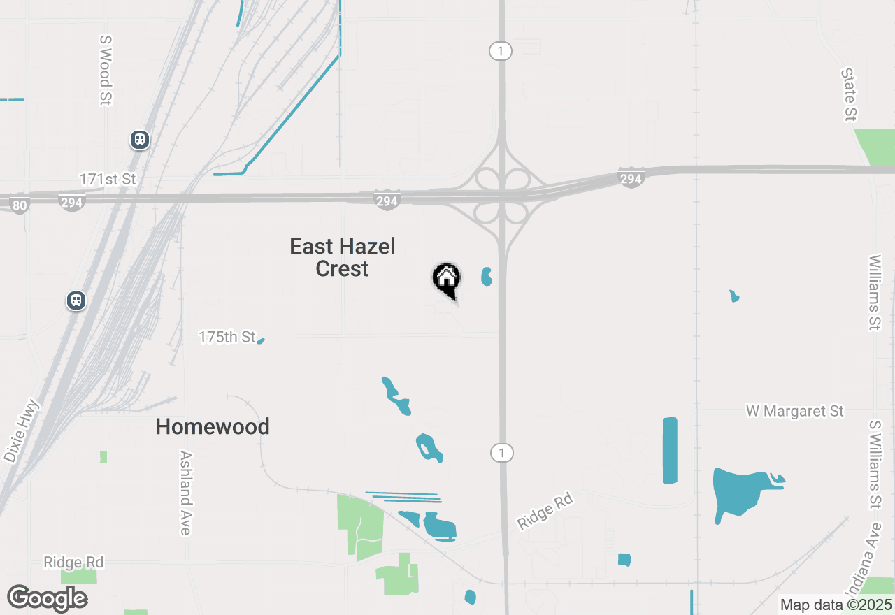 Map of 921 Garden Lane #921, Homewood, IL 60430