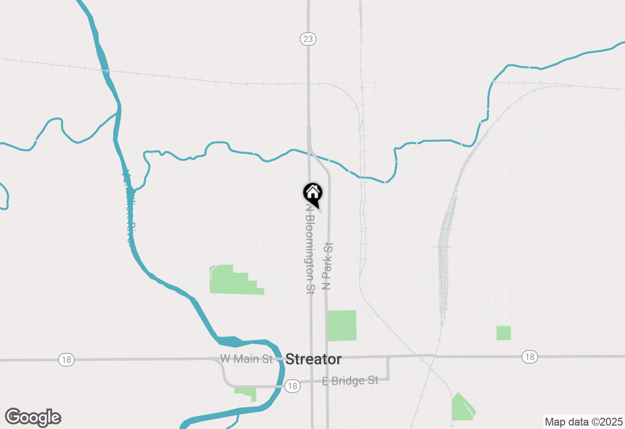 Map of 102 E Stanton Street, Streator, IL 61364