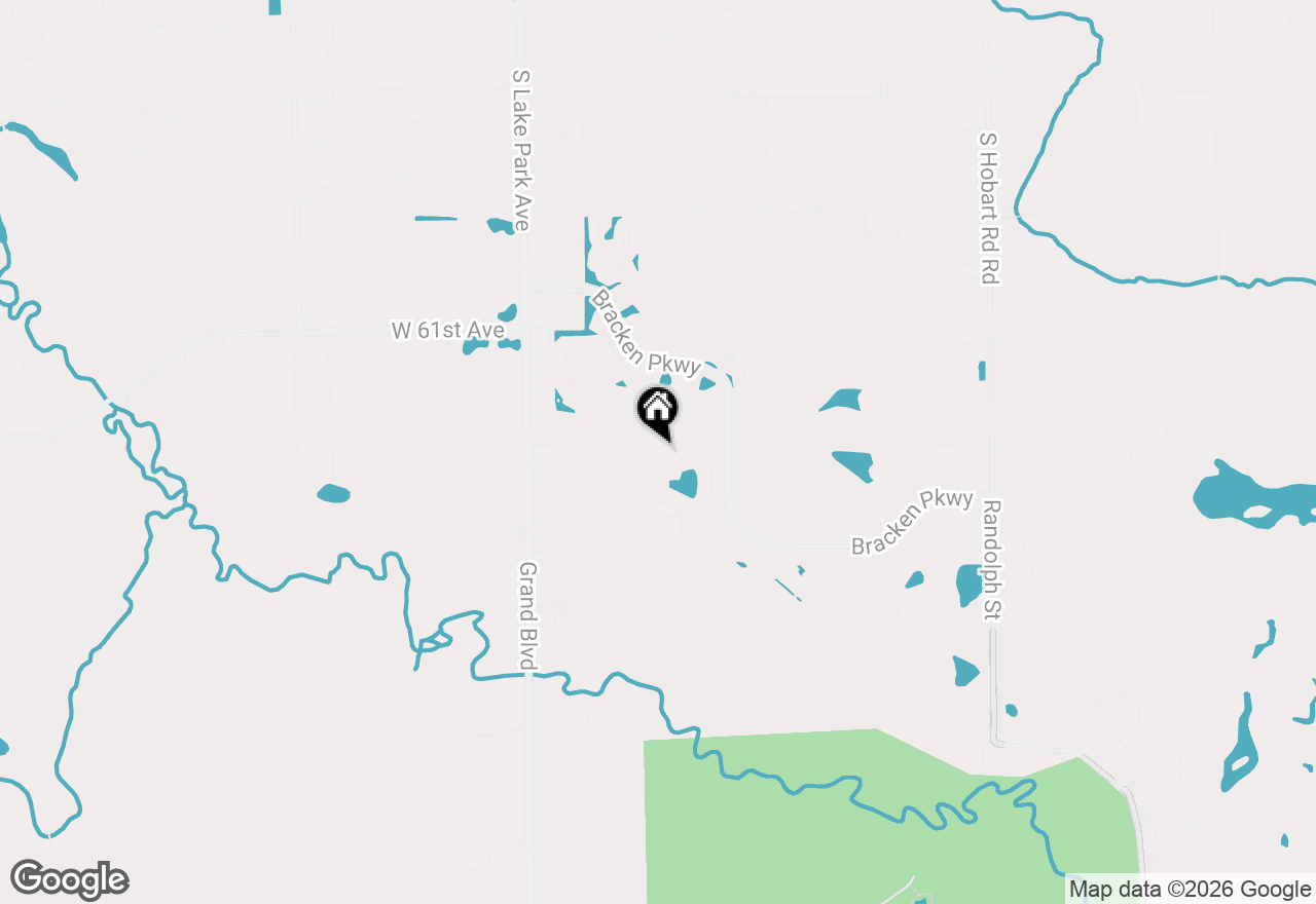 Map of 6842 Avocet Circle, Hobart, IN 46342