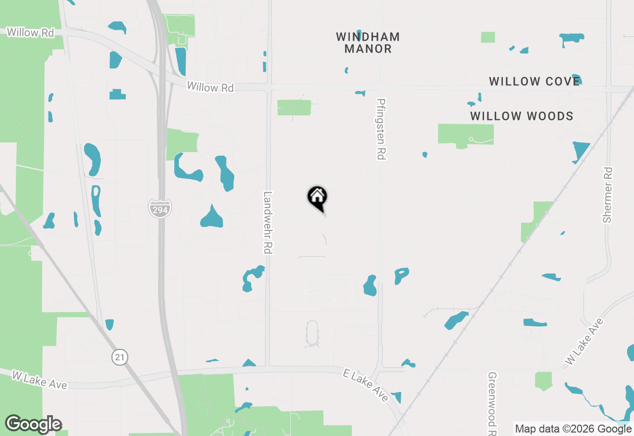 Map of 4019 Crestwood Drive, Northbrook, IL 60062