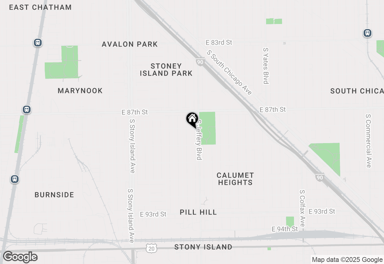 Map of 8811 S Euclid Avenue, Chicago, IL 60617
