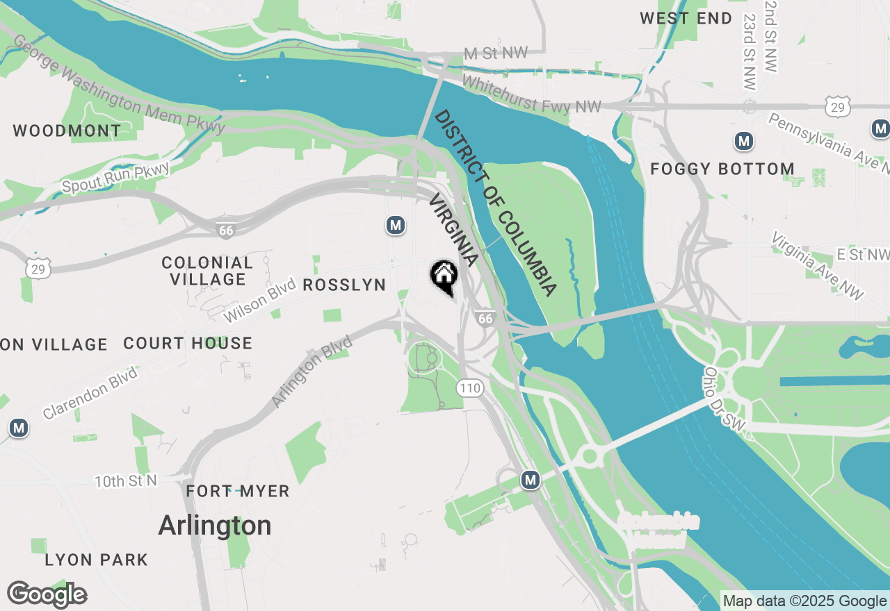 Map of 1021 Arlington Boulevard #315, Arlington, VA 22209