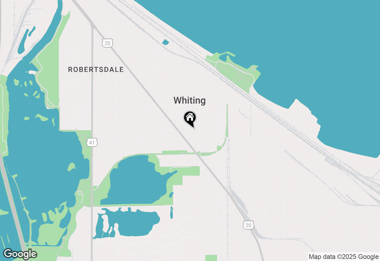 Map of 2027 1/2 Davidson Place, Whiting, IN 46394