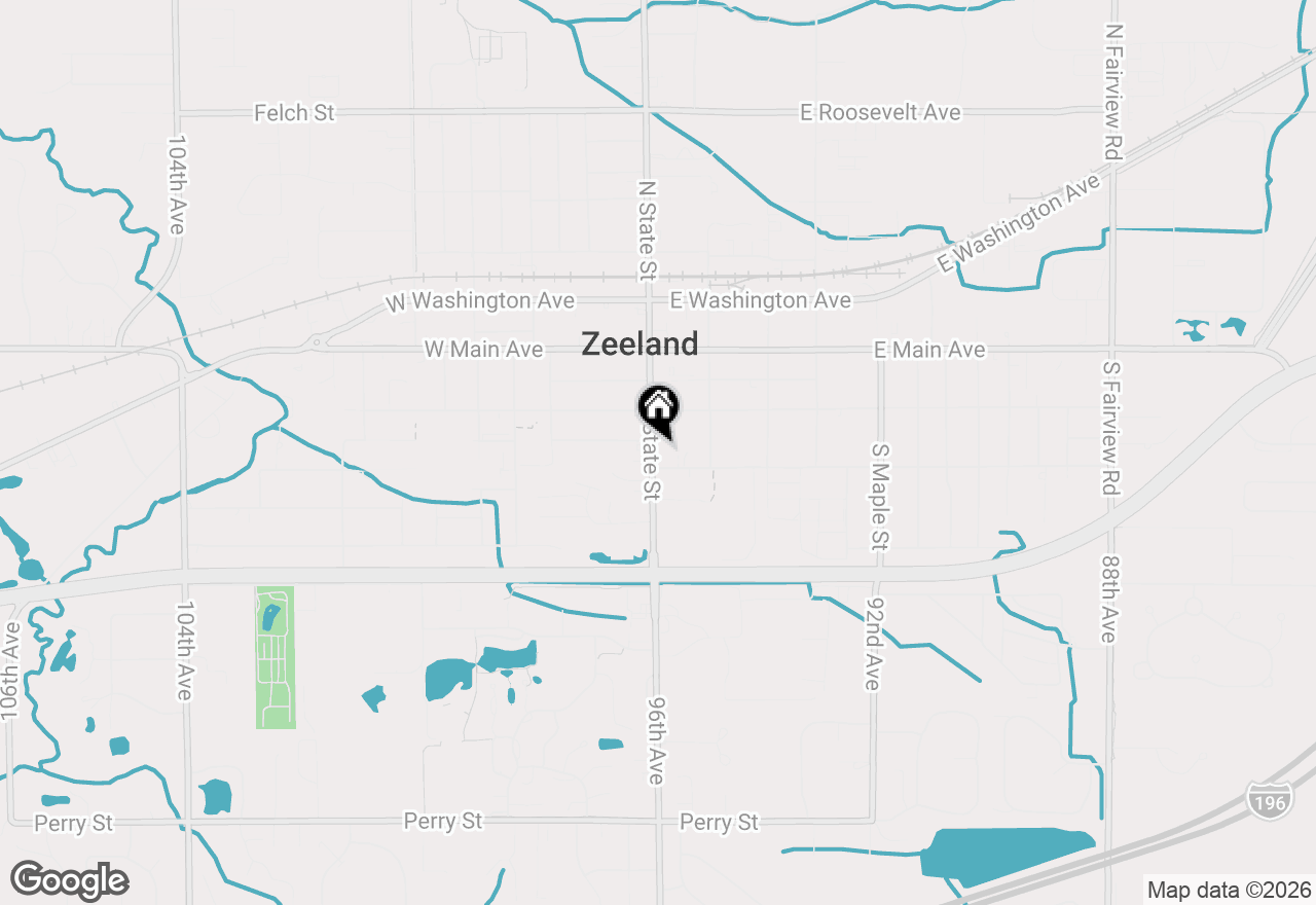 Map of 143 S State Street, Zeeland, MI 49464