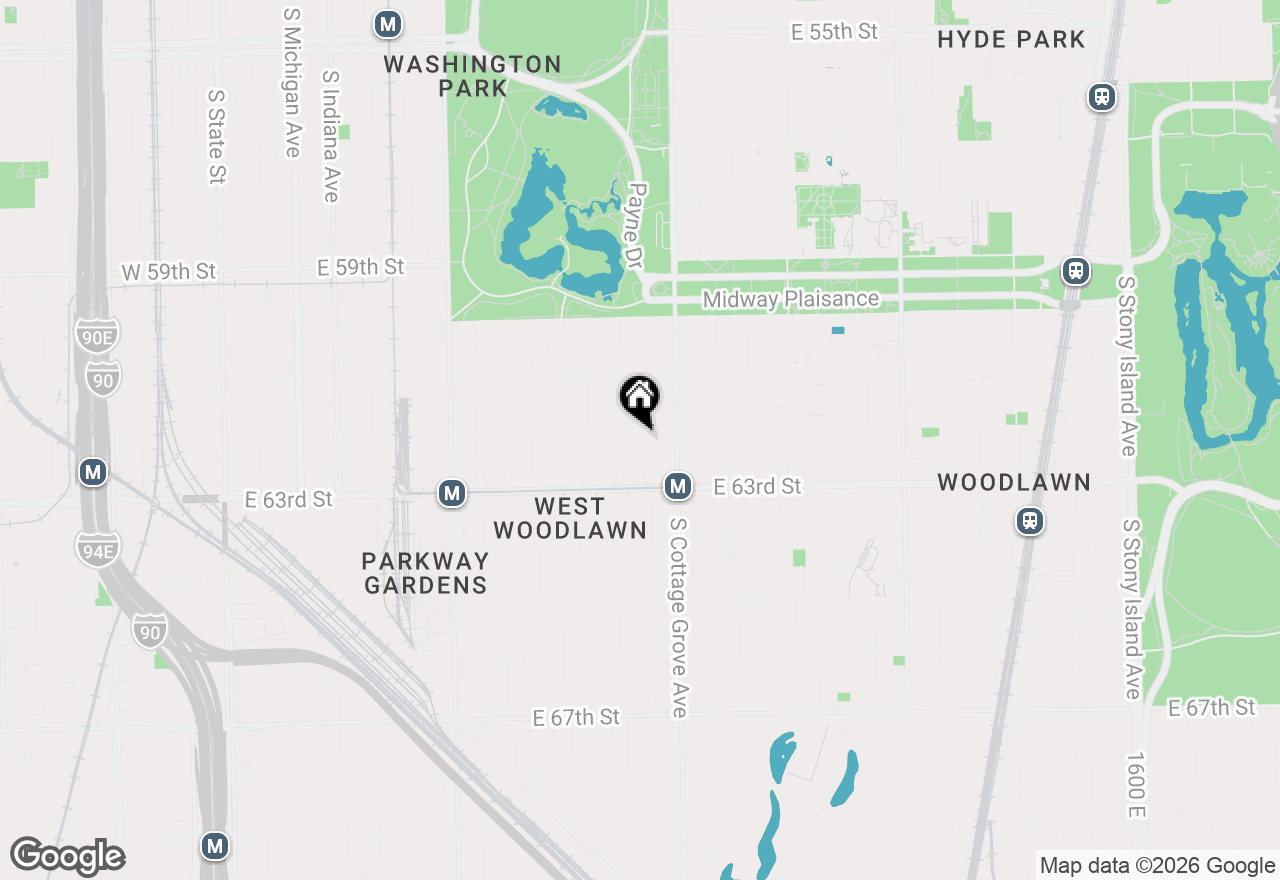 Map of 6208 S Evans Avenue #3, Chicago, IL 60637