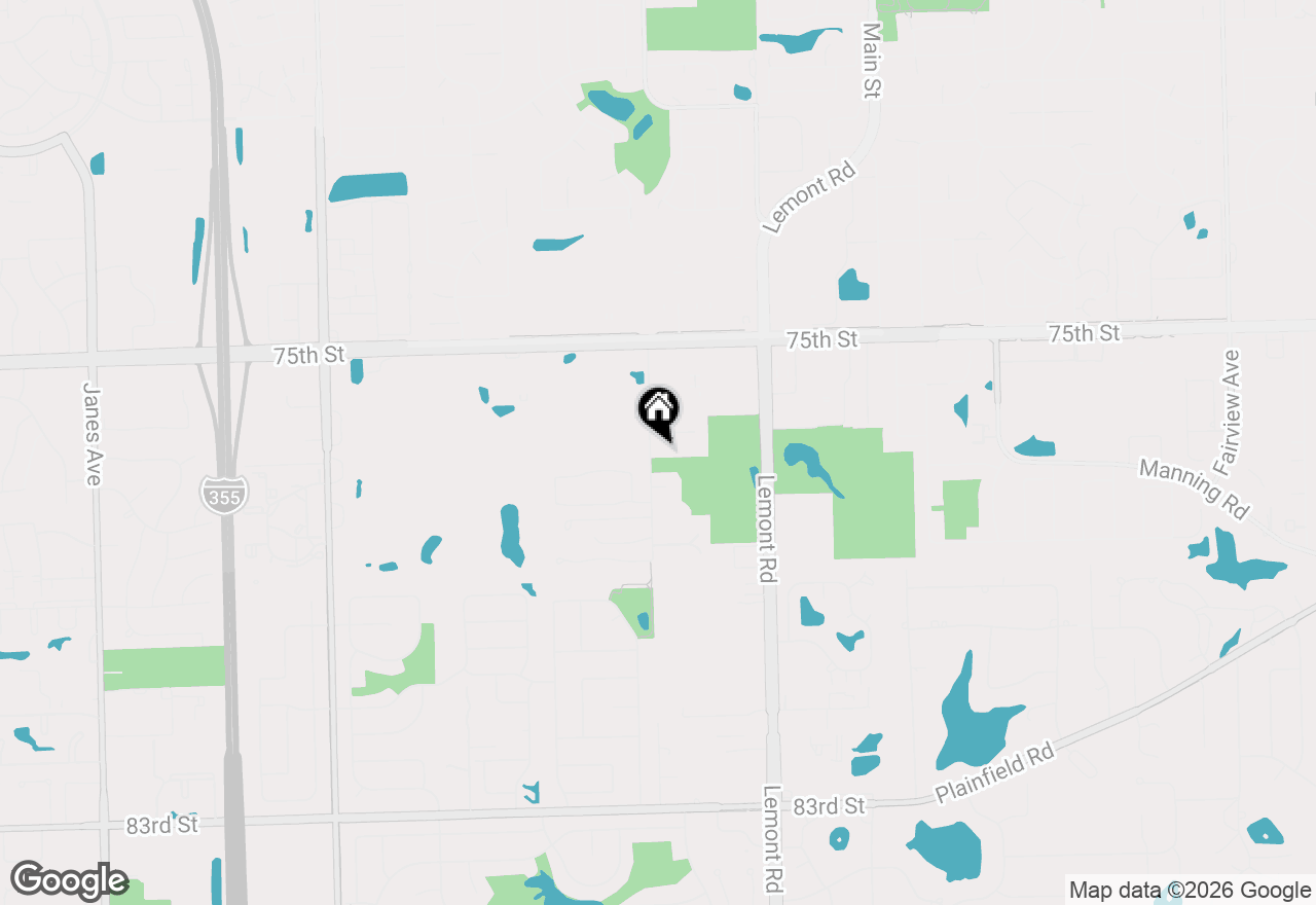Map of 7625 Dunham Road, Woodridge, IL 60517