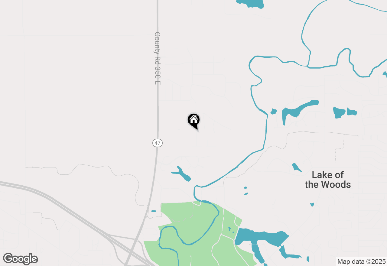 Map of 1123 N Briarwood Lane, Mahomet, IL 61853