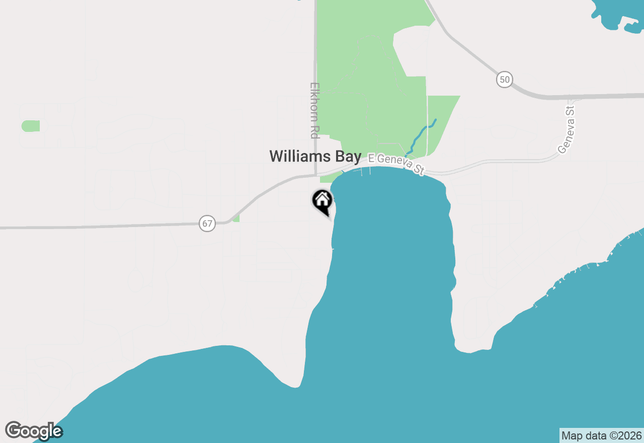 Map of 3 N Walworth Ave #B, Williams Bay, WI 53191
