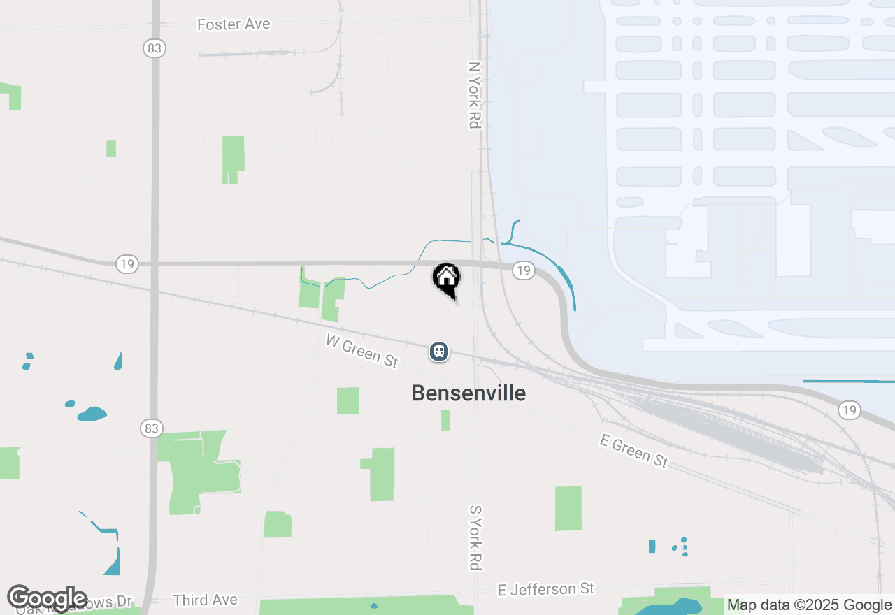 Map of 112 N Center Street #B, Bensenville, IL 60106