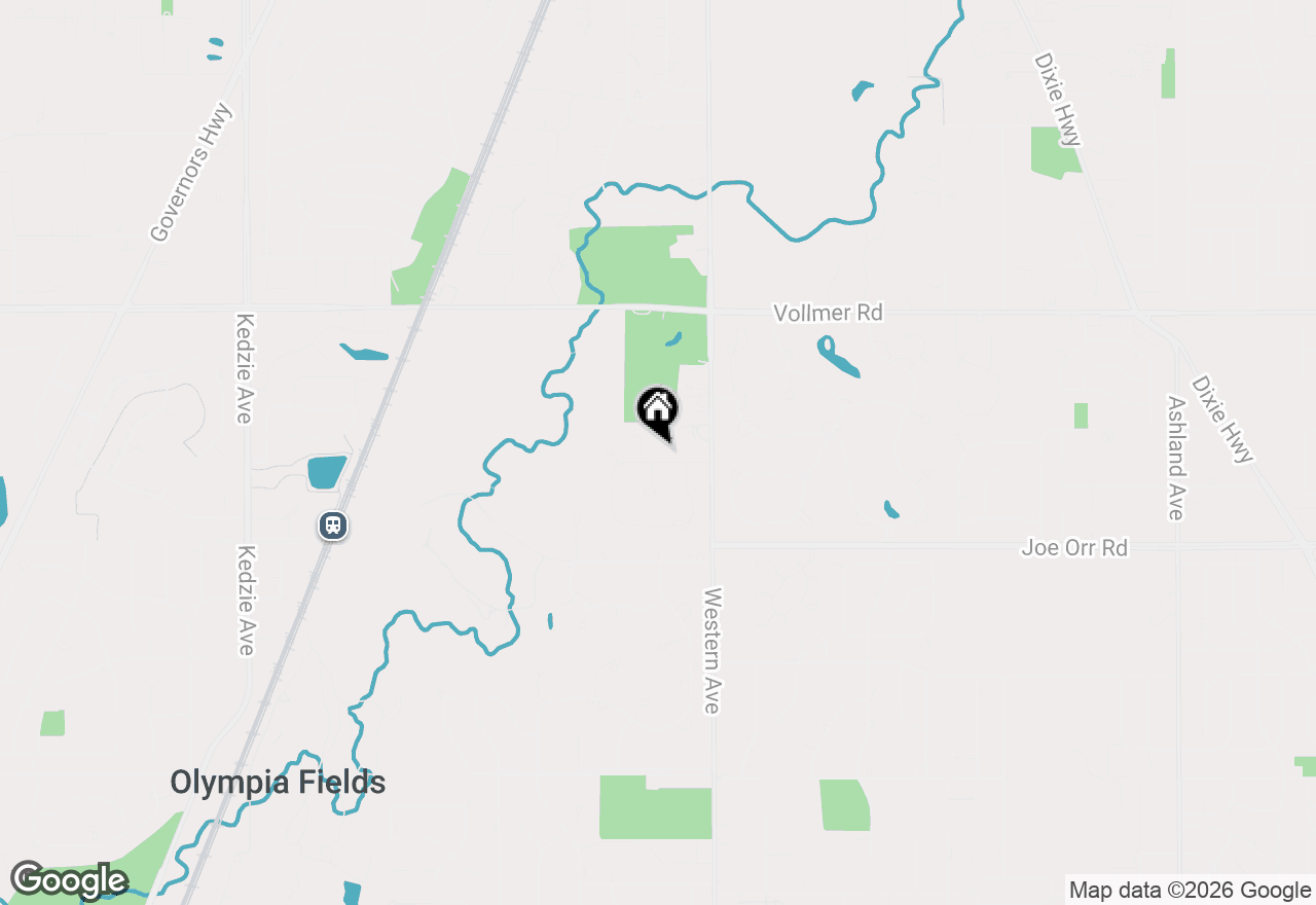 Map of 2460 Saint Andrews Drive, Olympia Fields, IL 60461
