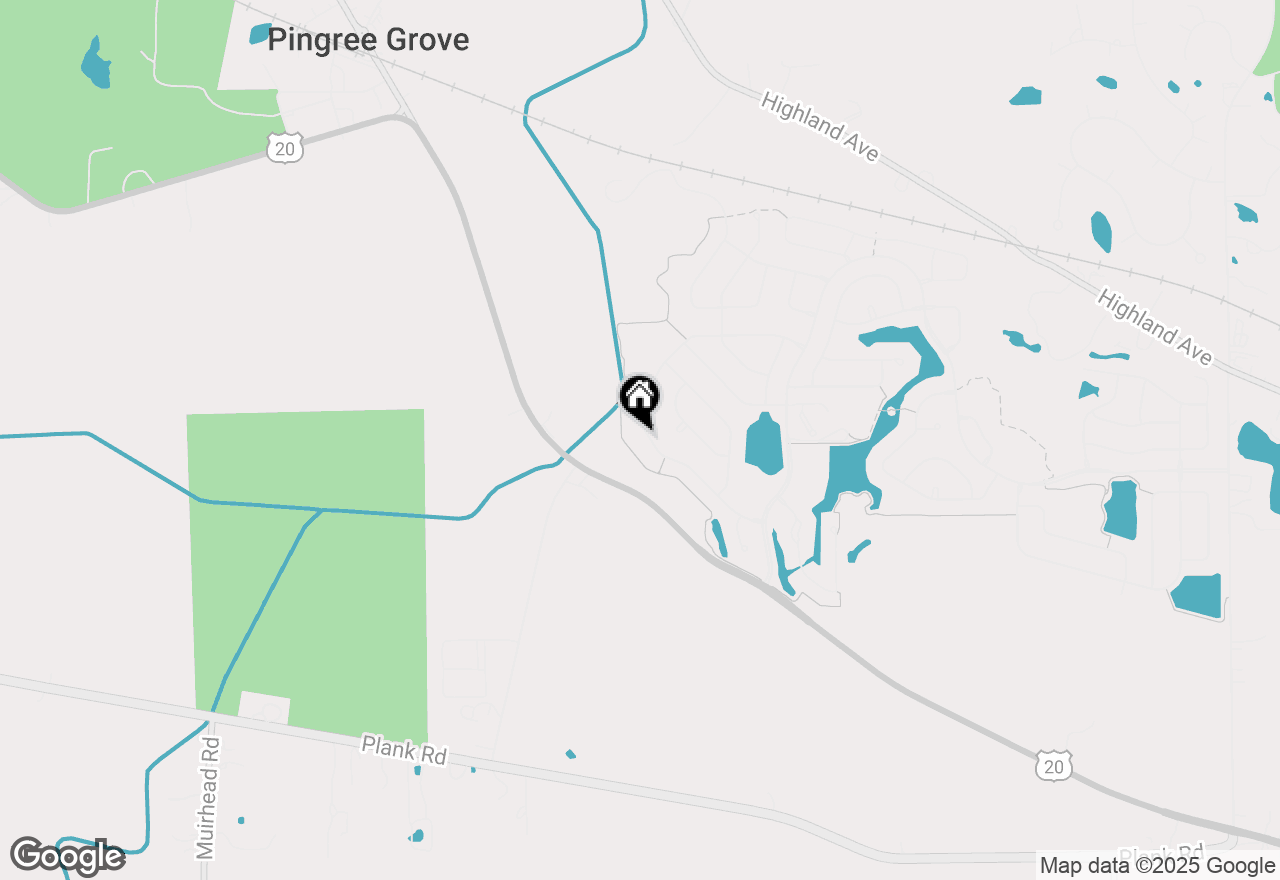 Map of 3702 Peregrine Way, Elgin, IL 60124
