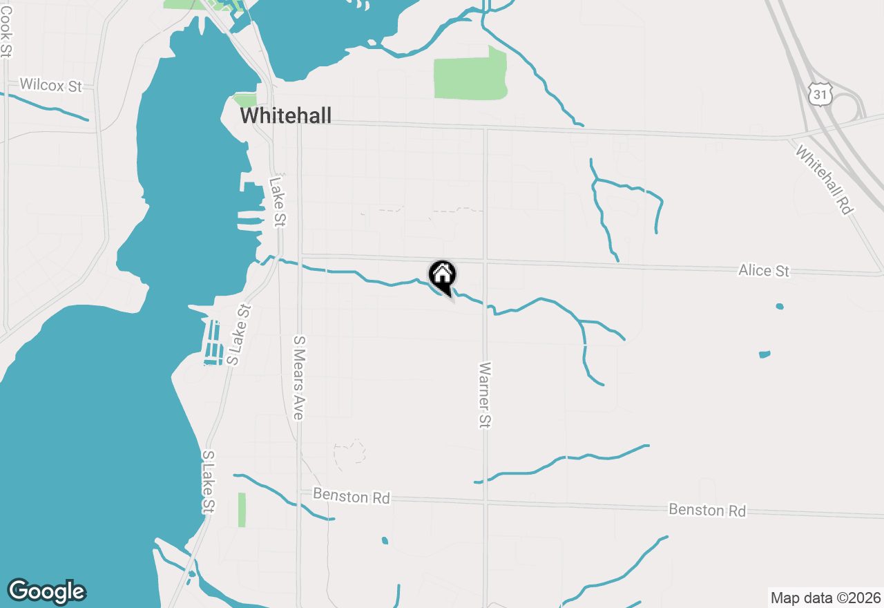 Map of 604 E Muskegon Avenue, Whitehall, MI 49461