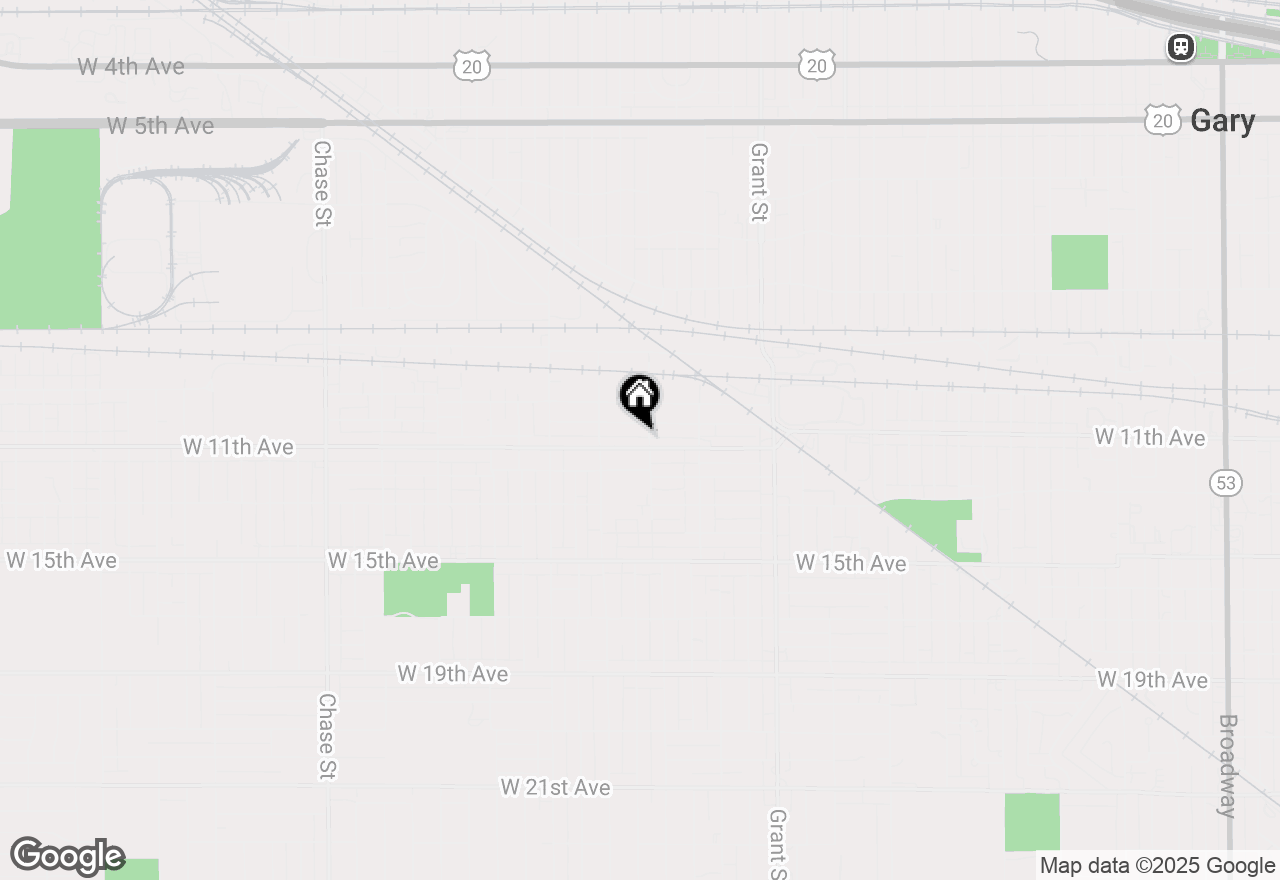 Map of 2100 W 11th Avenue, Gary, IN 46404