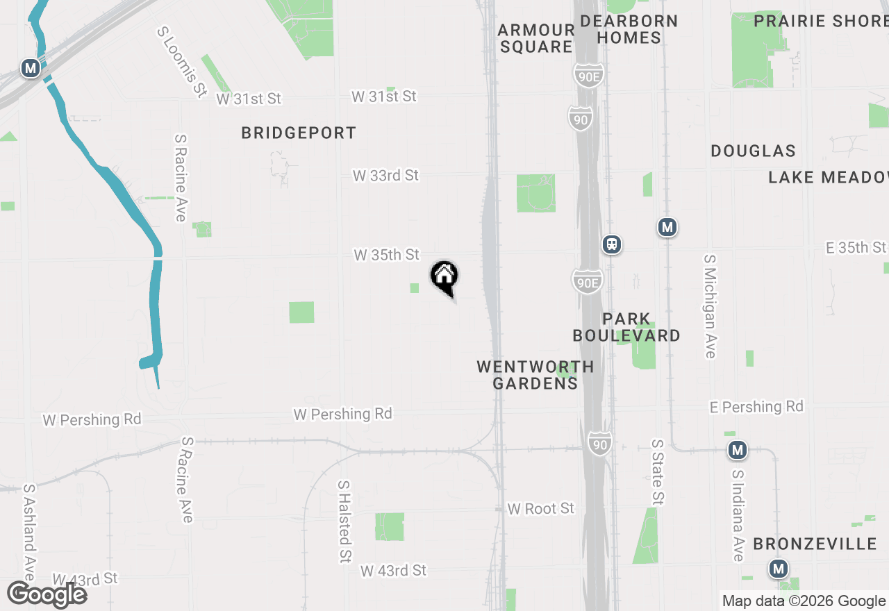 Map of 3619 S Parnell Avenue, Chicago, IL 60609