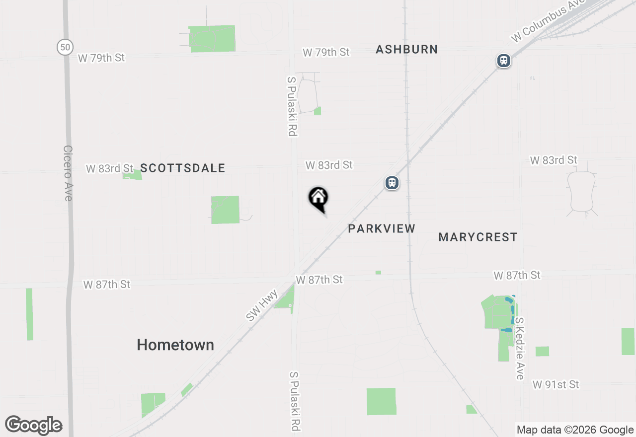 Map of 3910 W 85th Street, Chicago, IL 60652