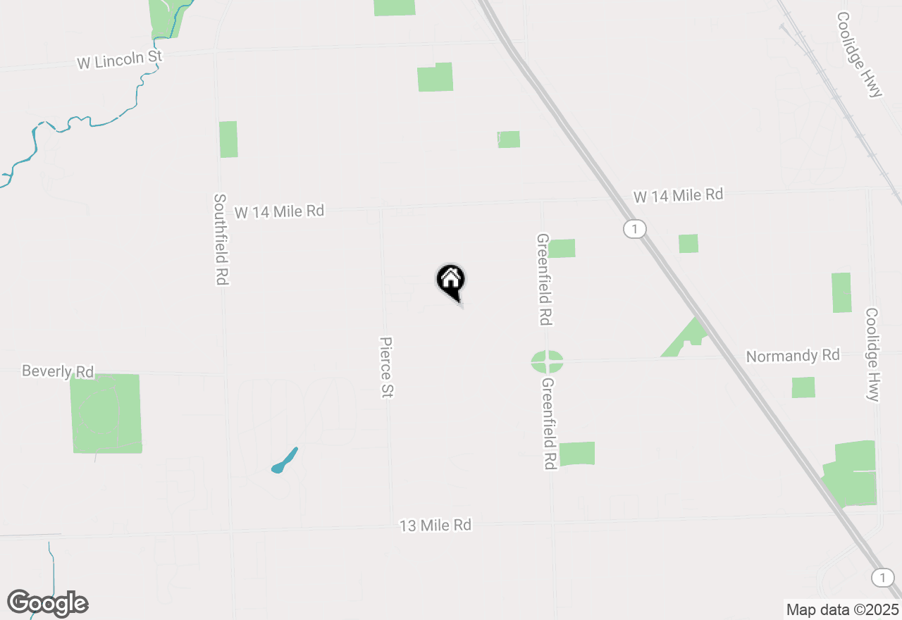 Map of 16045 Kinross Avenue, Beverly Hills, MI 48025