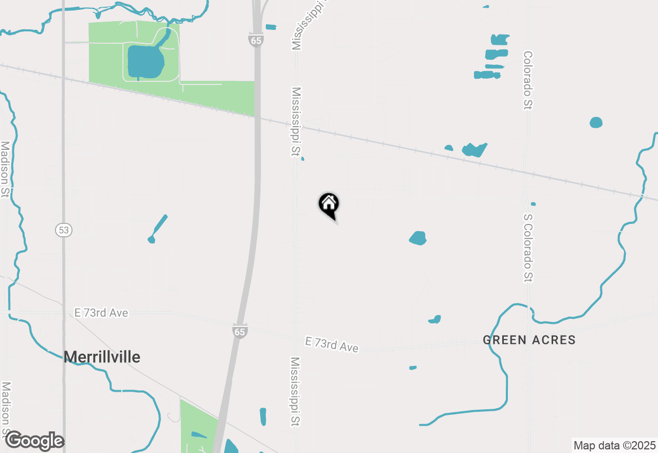 Map of 1701 E 69th Avenue, Merrillville, IN 46410