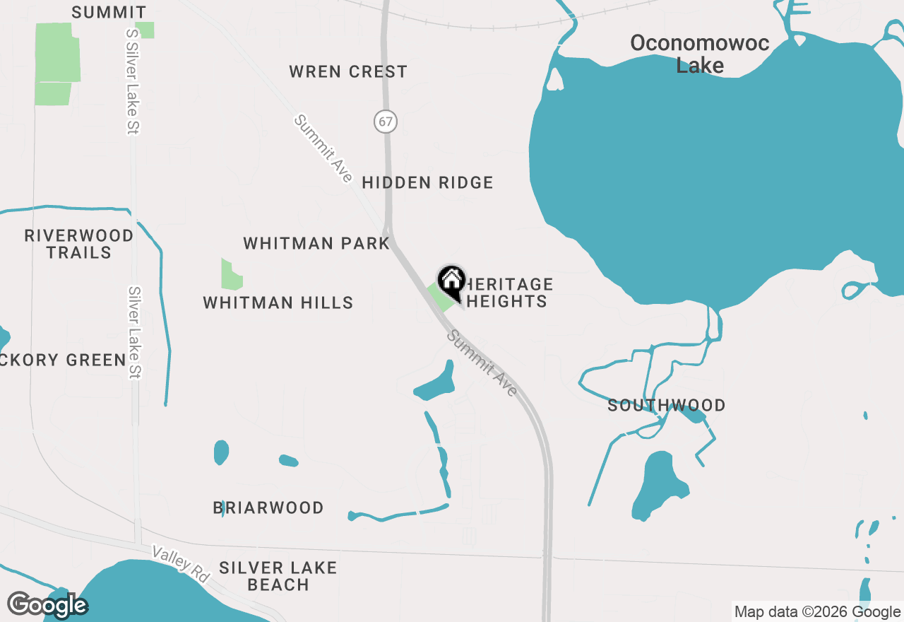 Map of 1180 Dorchester Dr, Oconomowoc, WI 53066