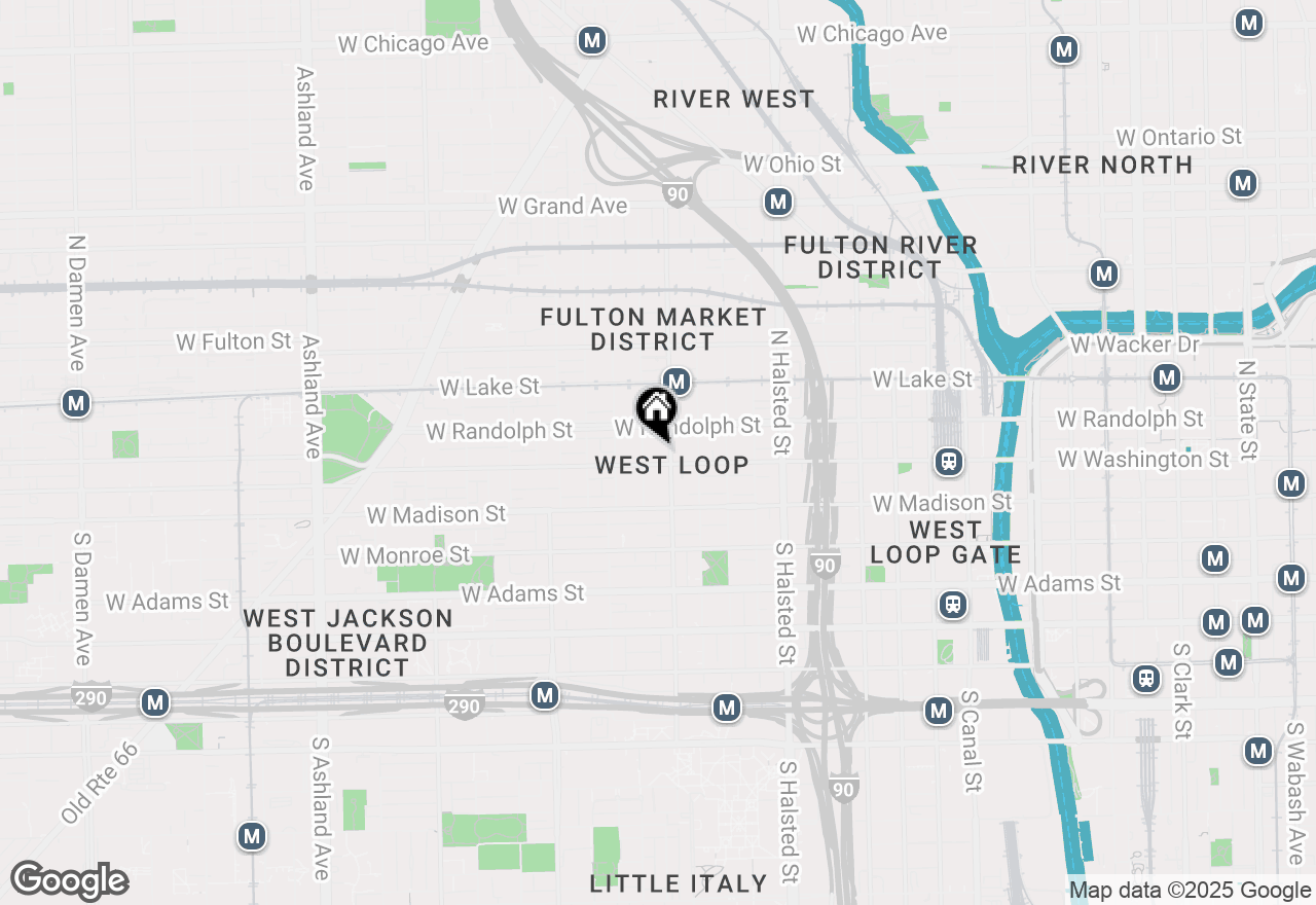 Map of 1000 W Washington Boulevard #137, Chicago, IL 60607