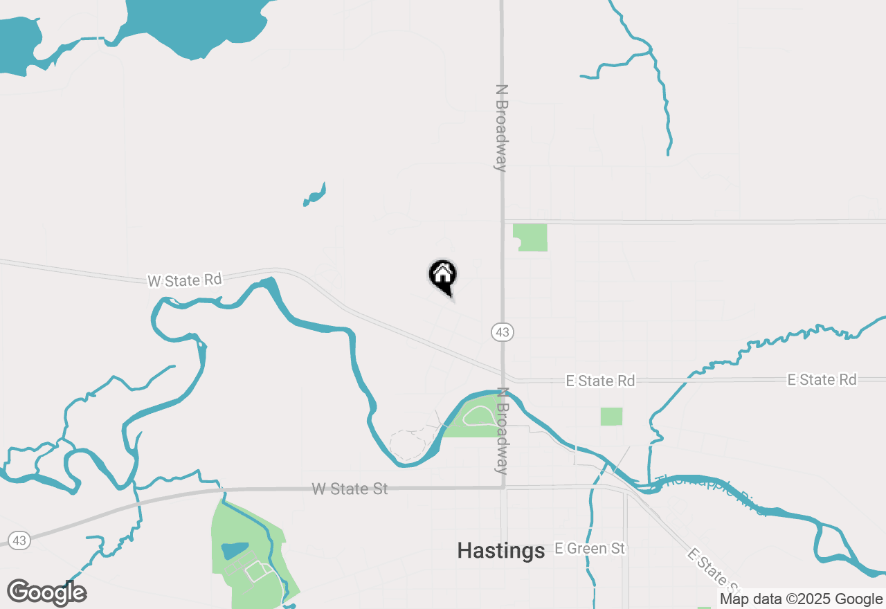 Map of 906 N Glenwood Drive, Hastings, MI 49058