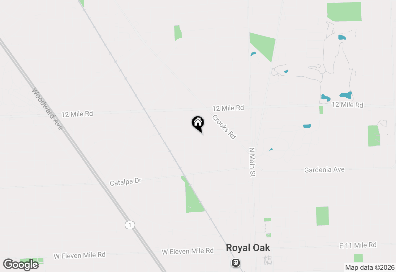 Map of 1503 N Pleasant Street, Royal Oak, MI 48067