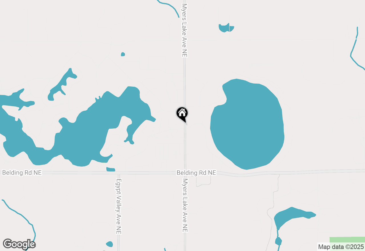 Map of 7103 E Cannon Place Drive Ne, Rockford, MI 49341