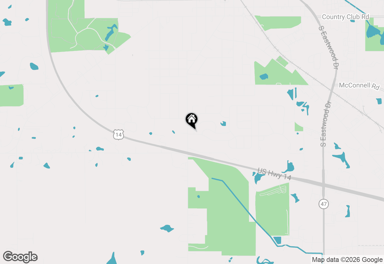 Map of 121 Prairie Ridge Drive, Woodstock, IL 60098