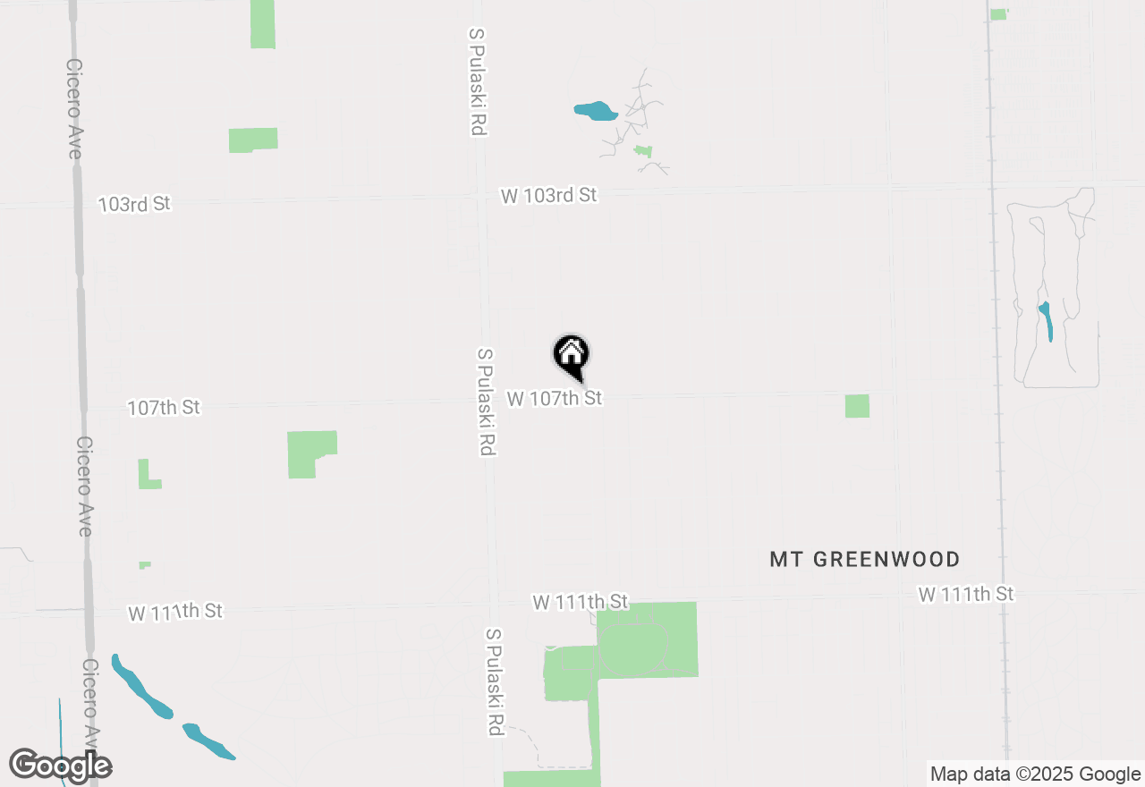 Map of 3818 W 107th Street, Chicago, IL 60655