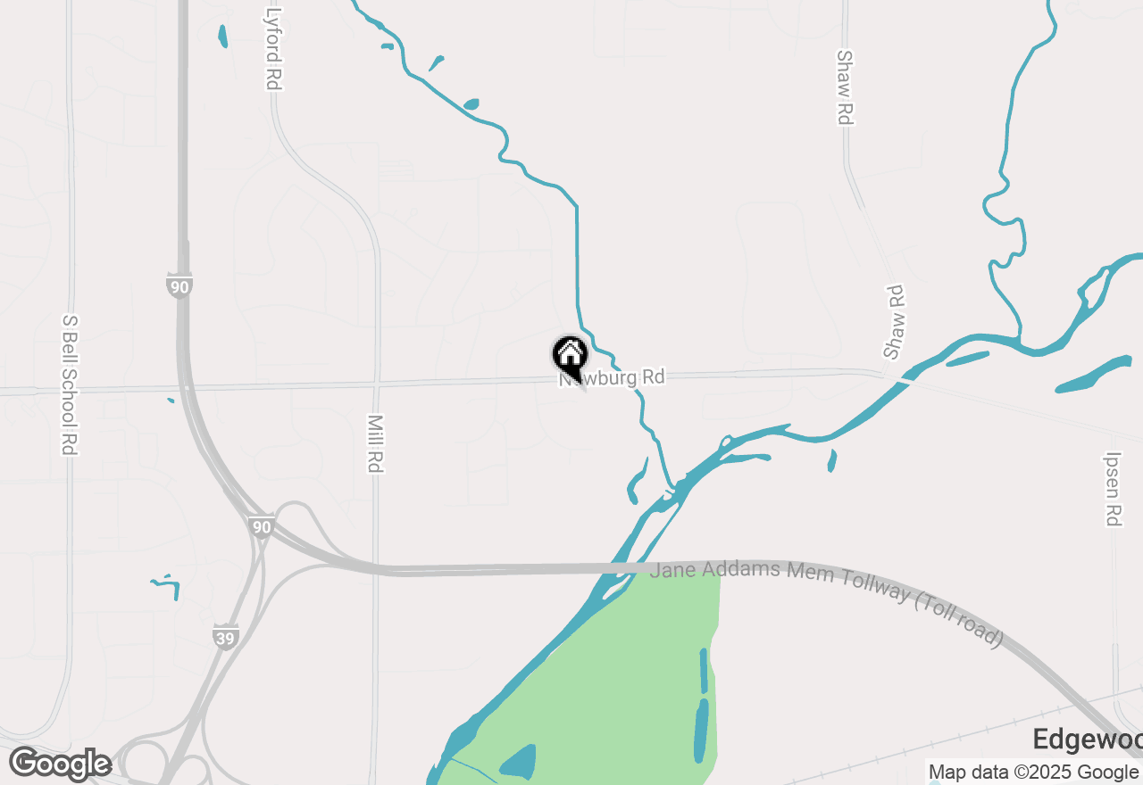 Map of 8738 Windwood Close, Rockford, IL 61108