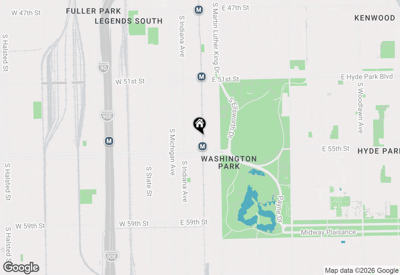 Map of 5415 S Prairie Avenue, Chicago, IL 60615