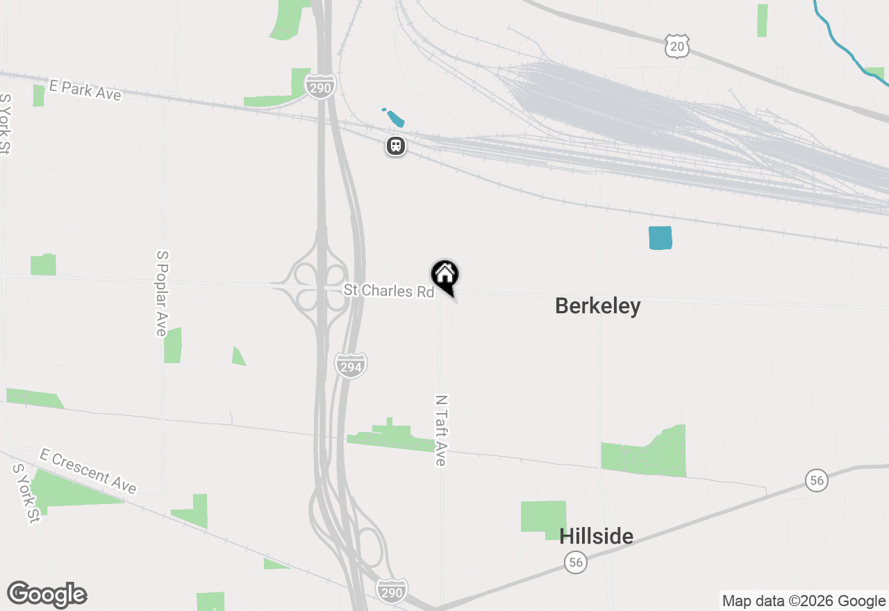 Map of 1415 N Taft Avenue, Berkeley, IL 60163