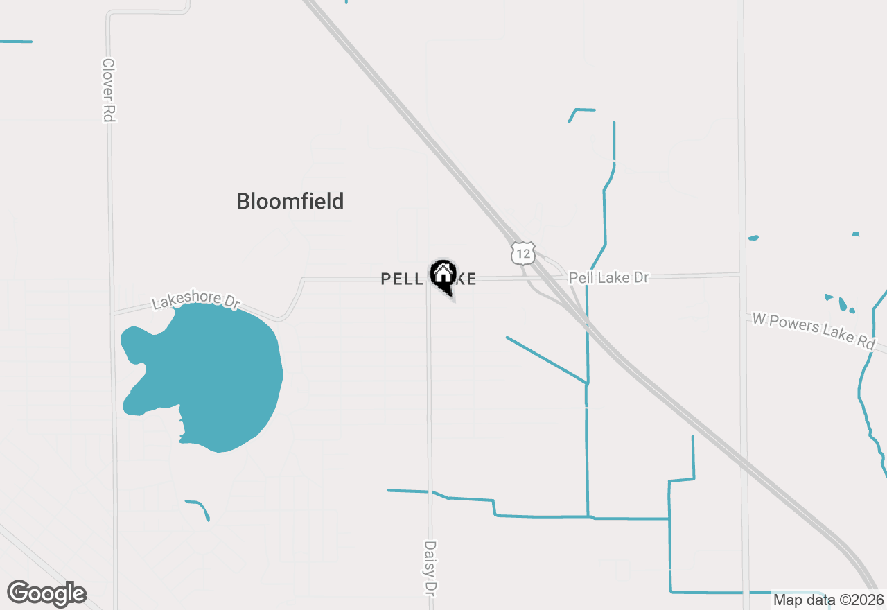 Map of W882 Hyacinth Rd, Genoa City, WI 53128